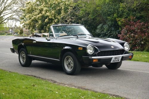1981 Fiat 124 Spider 2000 till salu (bild 4 av 76)
