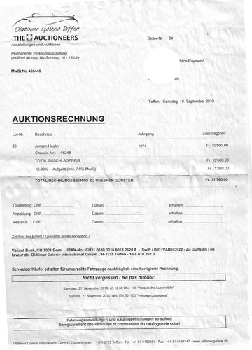 1974 Jensen-Healey MkII En venta (imagen 81 de 84)