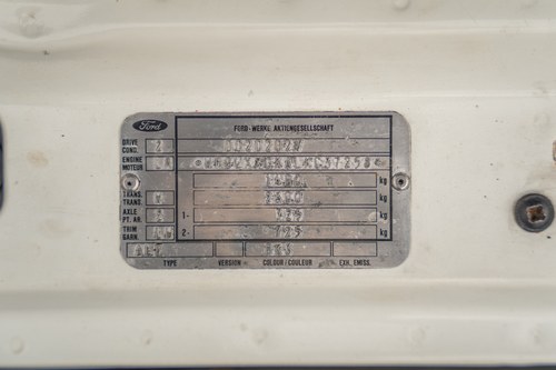 1989 Ford Escort 1.6 Cabriolet till salu (bild 128 av 149)