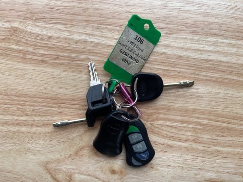 1989 Ford Escort 1.6 Cabriolet till salu (bild 144 av 149)