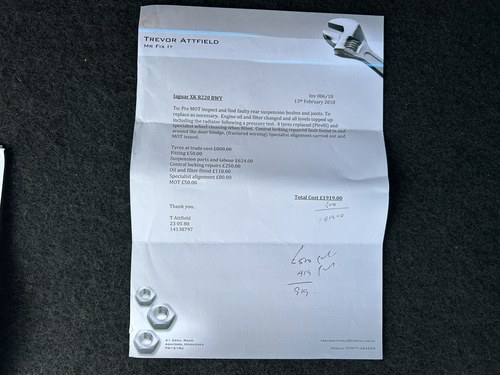 1998 Jaguar XK8 Coupé X100 till salu (bild 238 av 240)