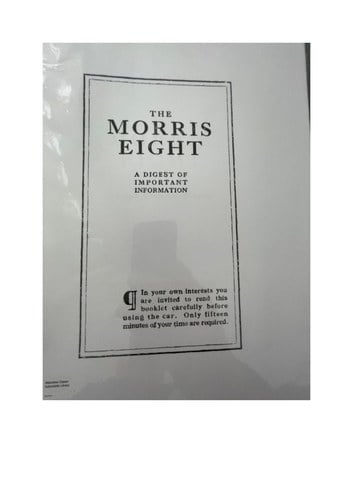 1935 Morris 8 Series I For Sale (picture 103 of 107)