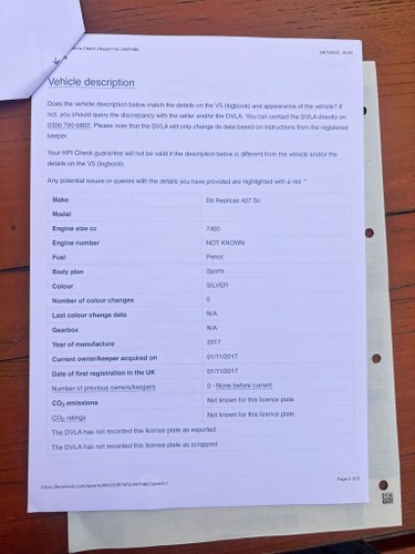 2017 DB Replicas 427SC Aluminium Bodied AC Cobra 427 Replica Roush 468CI 7.7L Te koop (foto 151 van 162)