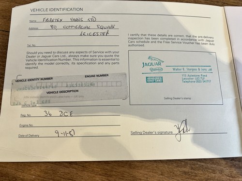 1987 Jaguar XJ-SC V12 till salu (bild 94 av 100)