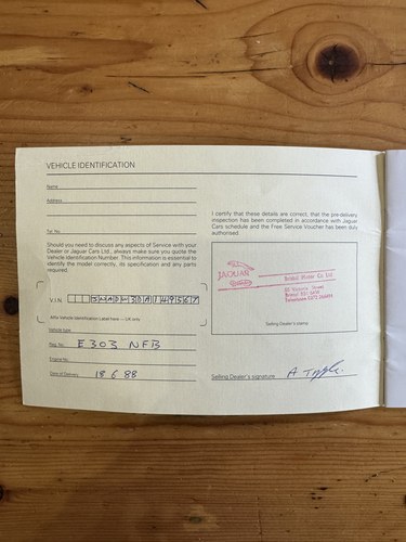 1988 Jaguar XJ-S V12 Convertible till salu (bild 154 av 191)