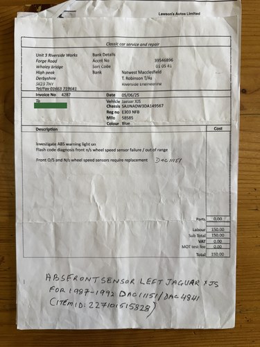 1988 Jaguar XJ-S V12 Convertible till salu (bild 161 av 191)