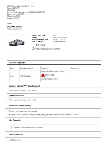 2013 BMW M3 Convertible E93 In vendita (immagine 135 di 141)