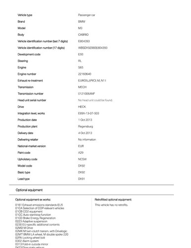 2013 BMW M3 Convertible E93 In vendita (immagine 137 di 141)