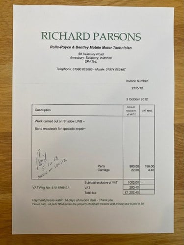 1972 Rolls-Royce Silver Shadow LWB En venta (imagen 147 de 152)