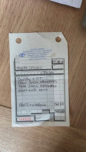 1986 Toyota Celica 2.0 GT Automatic Te koop (foto 144 van 195)