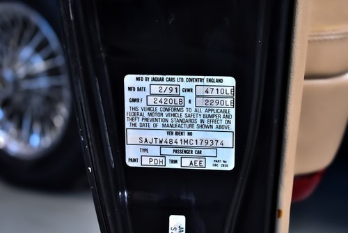 1991 Jaguar XJS V12 Convertible Classic Edition For Sale (picture 43 of 130)