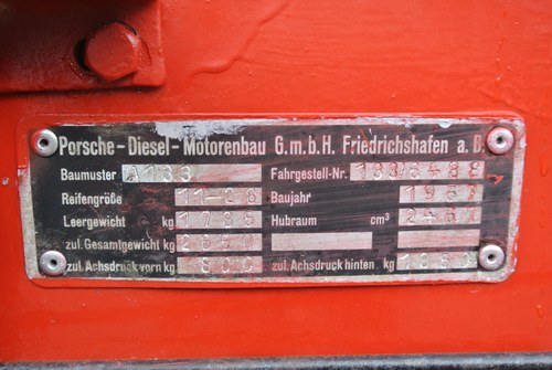 1957 Porsche 308 133 Tractor For Sale (picture 27 of 29)