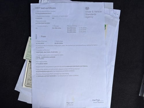 2005 Aston Martin DB9 V12 For Sale (picture 211 of 221)