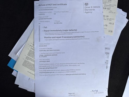 2005 Aston Martin DB9 V12 For Sale (picture 214 of 221)