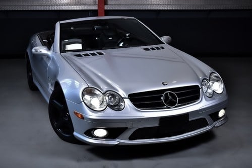 2008 Mercedes-Benz R230 SL55 AMG "Glass Sunroof" Convertible 5,5L V8 Te koop (foto 6 van 112)