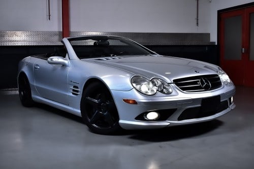 2008 Mercedes-Benz R230 SL55 AMG "Glass Sunroof" Convertible 5,5L V8 Te koop (foto 9 van 112)