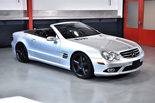 2008 Mercedes-Benz R230 SL55 AMG "Glass Sunroof" Convertible 5,5L V8 Te koop (foto 10 van 112)