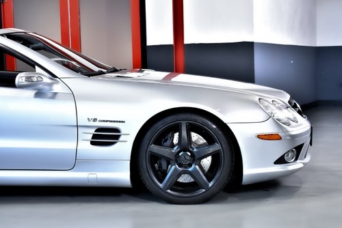 2008 Mercedes-Benz R230 SL55 AMG "Glass Sunroof" Convertible 5,5L V8 Te koop (foto 73 van 112)