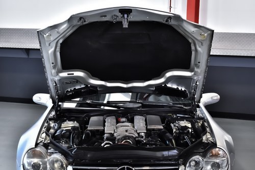 2008 Mercedes-Benz R230 SL55 AMG "Glass Sunroof" Convertible 5,5L V8 Te koop (foto 103 van 112)