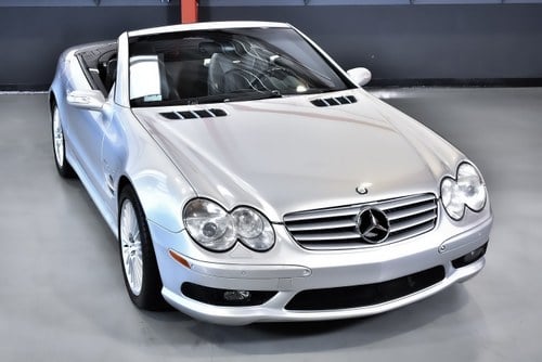 2004 Mercedes-Benz R230 SL55 AMG “Glass Sunroof” Convertible 5,5L V8 For Sale (picture 5 of 119)