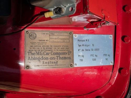1953 MG TD Mark II In vendita (immagine 155 di 234)