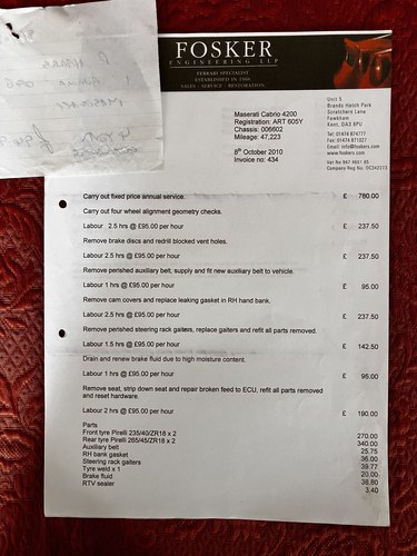 2002 Maserati 4200 GT Cambiocorsa Spyder For Sale (picture 99 of 117)