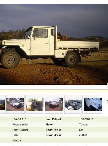 1982 Toyota Land Cruiser HJ47 Pick Up Te koop (foto 235 van 240)