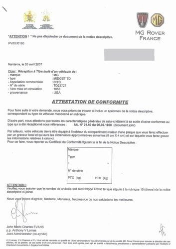 1953 MG TD Mark II In vendita (immagine 228 di 234)