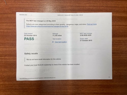 1988 Suzuki Santana SJ410 Convertible En venta (imagen 152 de 154)