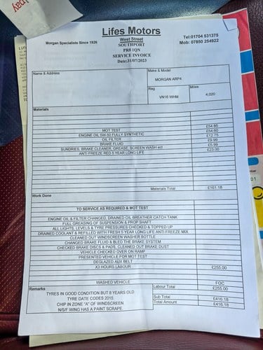 2016 Morgan ARP4 For Sale (picture 232 of 256)