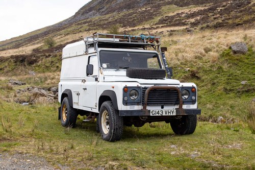 1990 Land Rover Defender 110 SW 4C Camper Van till salu (bild 1 av 140)