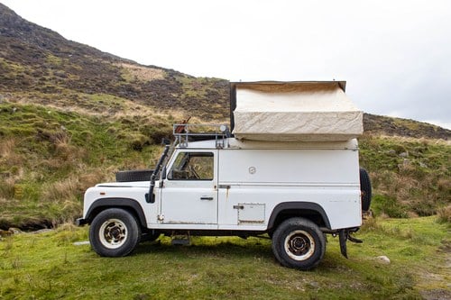 1990 Land Rover Defender 110 SW 4C Camper Van till salu (bild 9 av 140)