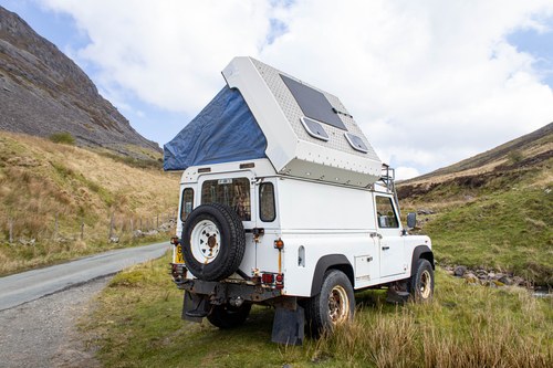 1990 Land Rover Defender 110 SW 4C Camper Van till salu (bild 12 av 140)