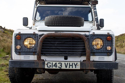 1990 Land Rover Defender 110 SW 4C Camper Van till salu (bild 14 av 140)