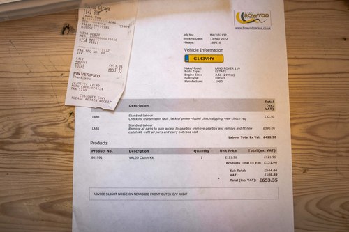 1990 Land Rover Defender 110 SW 4C Camper Van till salu (bild 135 av 140)