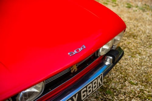 1972 Peugeot 504 Cabriolet till salu (bild 77 av 132)