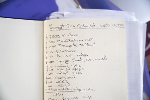 1972 Peugeot 504 Cabriolet till salu (bild 126 av 132)