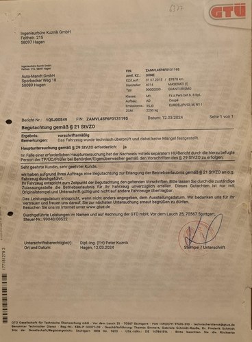 2015 Maserati Granturismo Sport 4.7L V8 till salu (bild 140 av 156)