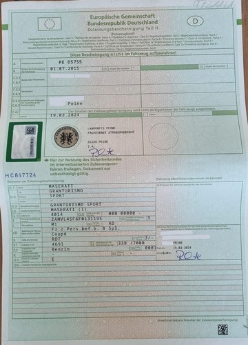 2015 Maserati Granturismo Sport 4.7L V8 till salu (bild 148 av 156)