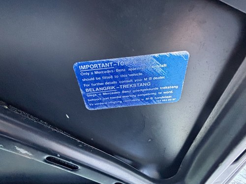 1983 Mercedes-Benz 380SE W126 For Sale (picture 83 of 148)