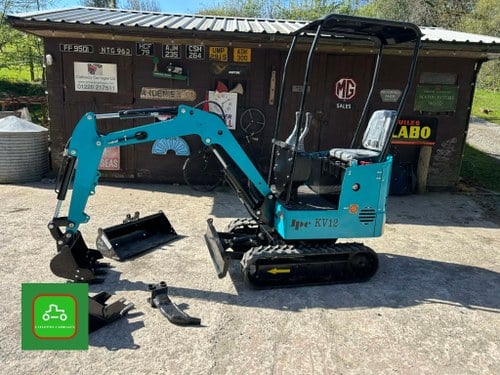 JPC KV12 MINI DIGGER 1-TON 3 BUCKETS & RIPPER SPECIAL OFFER VERKAUFT