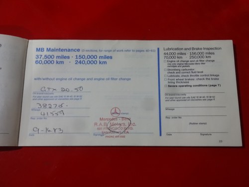 1978 Mercedes-Benz 450 SL R107 For Sale (picture 136 of 162)