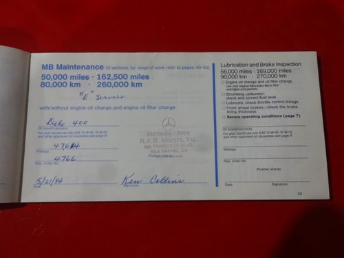 1978 Mercedes-Benz 450 SL R107 For Sale (picture 137 of 162)