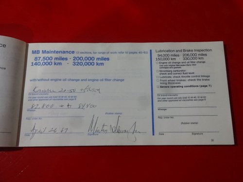 1978 Mercedes-Benz 450 SL R107 For Sale (picture 141 of 162)