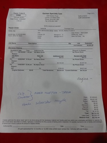 1978 Mercedes-Benz 450 SL R107 For Sale (picture 151 of 162)