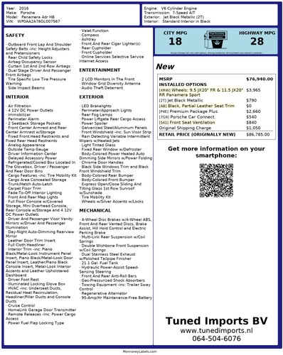 2016 Porsche Panamera 'Edition' Te koop (foto 97 van 101)