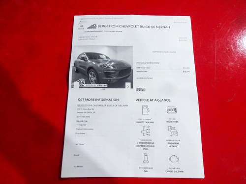 2016 Porsche Macan S 3,0L Twin Turbo V6 For Sale (picture 91 of 117)