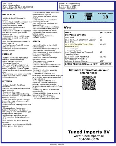 2010 Mercedes-Benz Mercedes-Benz S63 AMG Sedan 6,3L V8 à vendre (picture 115 of 119)