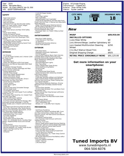 2015 Mercedes-Benz GL550 4Matic For Sale (picture 90 of 93)