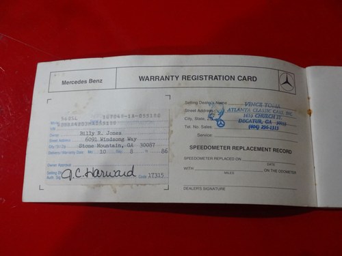 1987 Mercedes-Benz R107 560SL For Sale (picture 141 of 142)